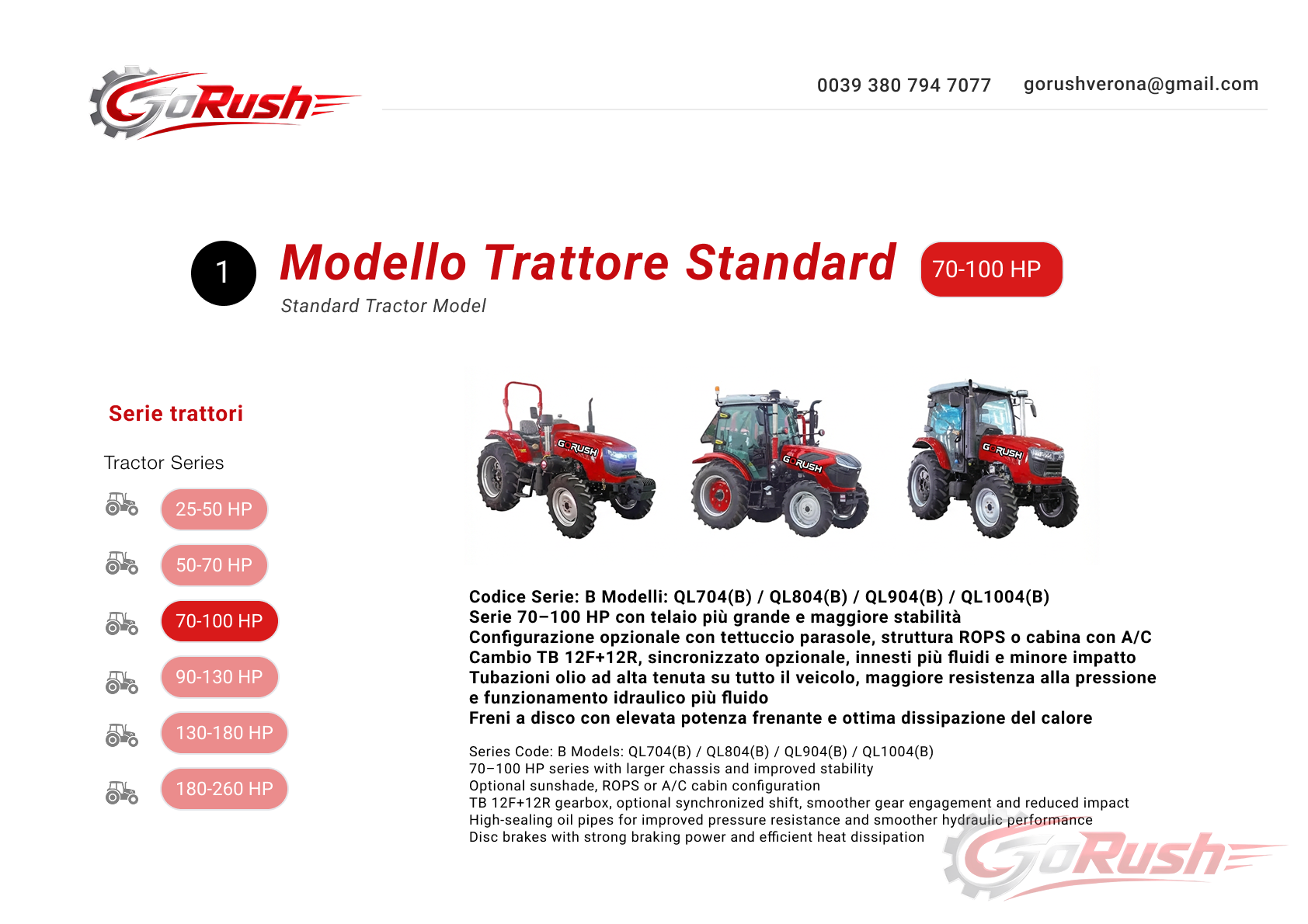 Trattore 70-100 HP 1